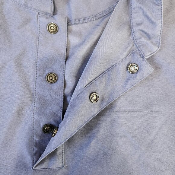 FootJoy Windshirt Mens XL Dark Blue Short Sleeve Golf Pullover FLAW - Picture 4 of 12